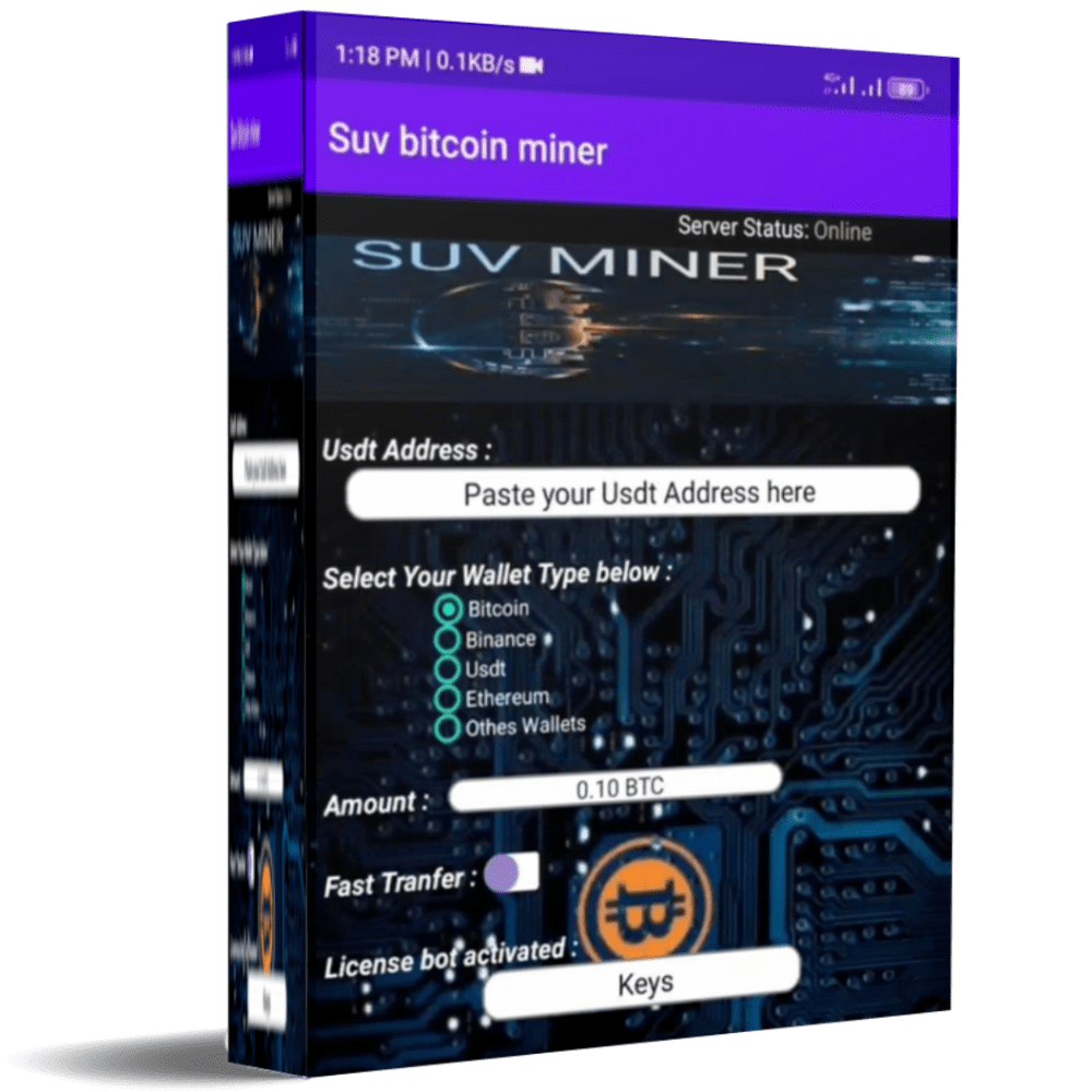 BTC FLASH & USDT & ETHEREUM FLASH APK (Lifetime License)