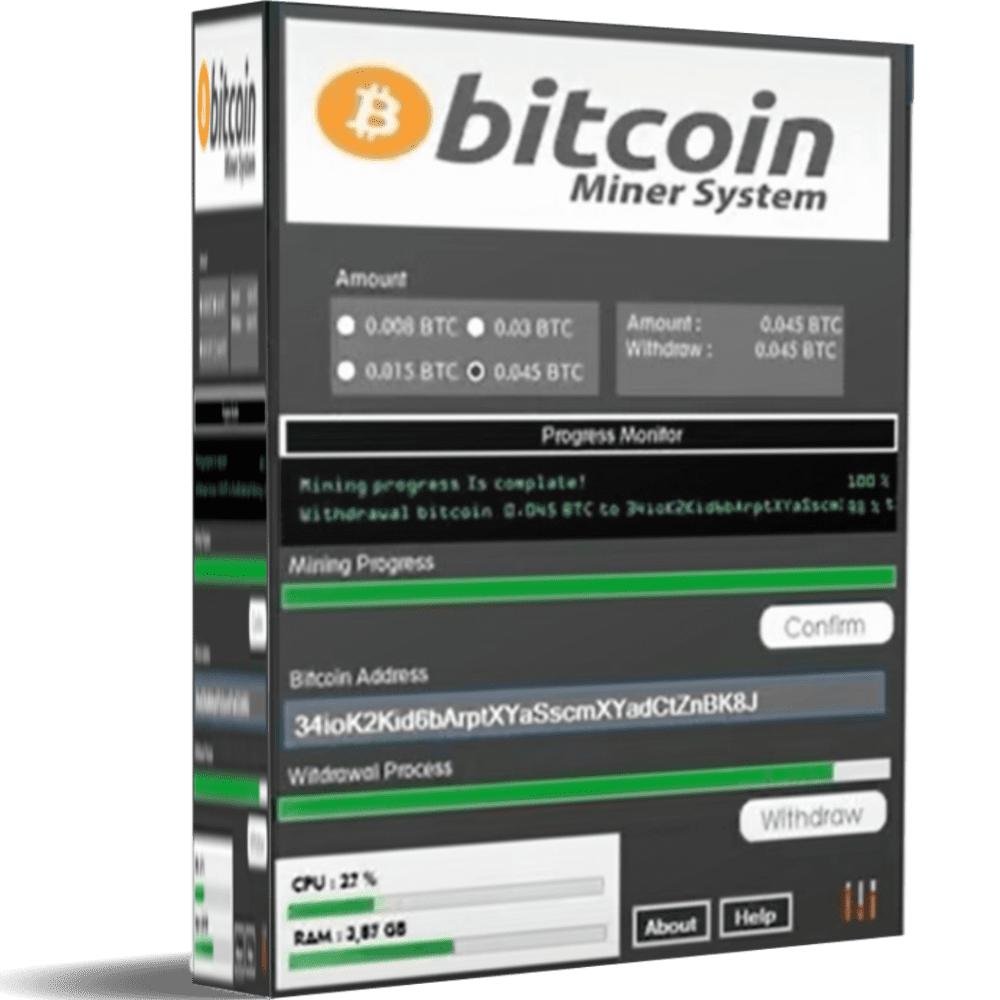Bitcoin Miner System 2025 New Update (lifetime license)