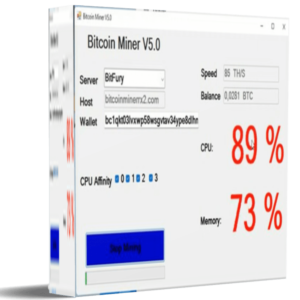 Bitcoin Miner V5.0 – Premium Software (1 Month license)