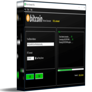 Bitcoin Generator v8.8 Software (1 Month license)