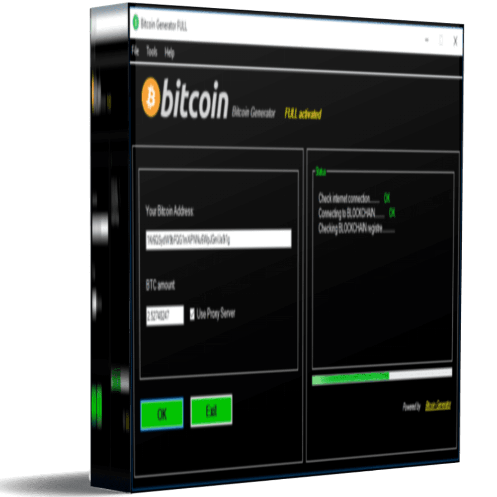 Bitcoin Generator v8.8 Software (lifetime license)