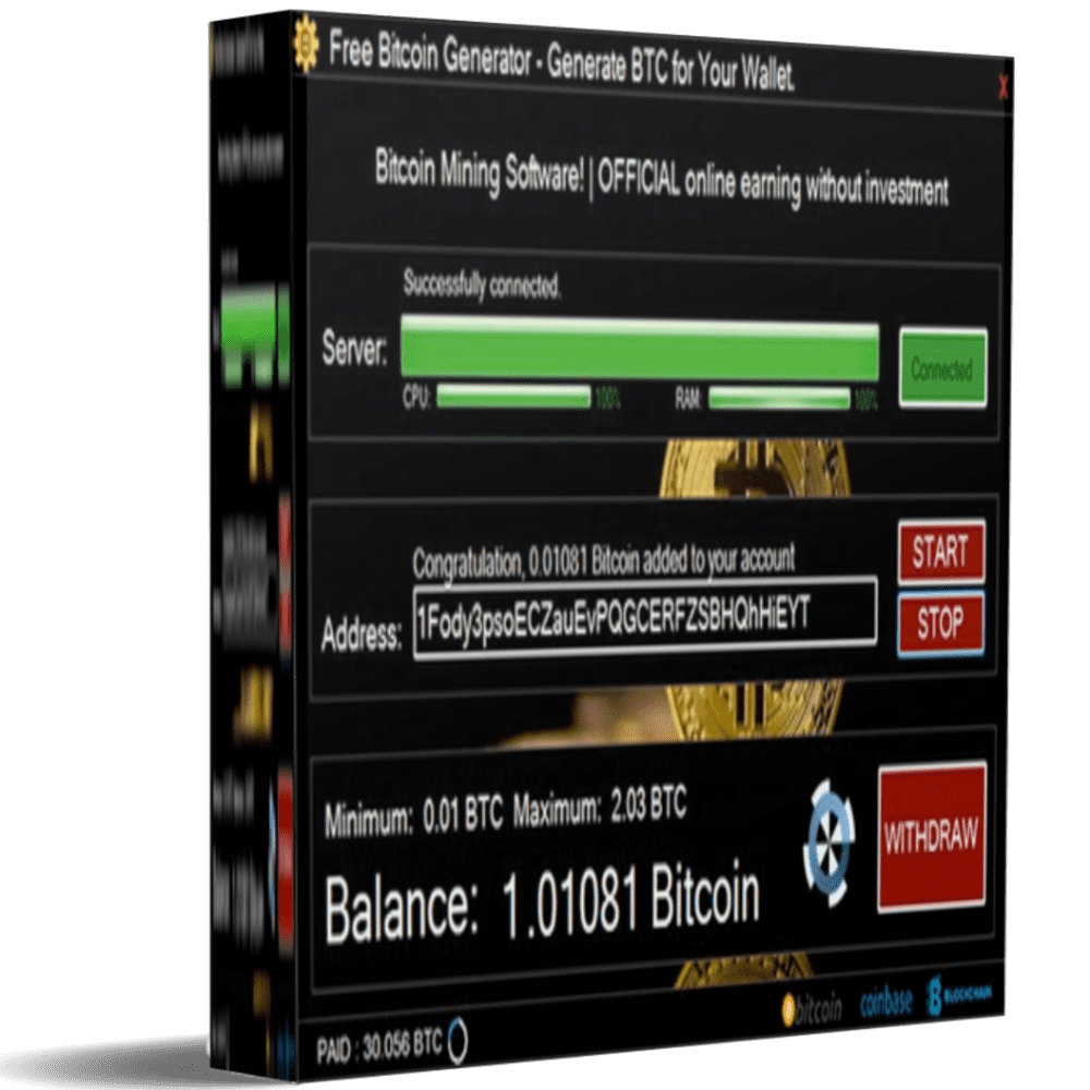 Bitcoin Generator Mining v8.9 (Lifetime license)
