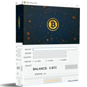 BTC MİNER PRO V9.2 2025 (1 Month license)