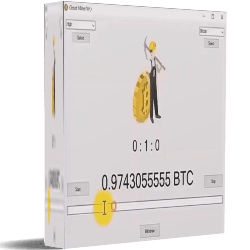 Cloud Miner (Coinbase BTC,ETH,LTC) Mining Software 2024 (Lifetime License)